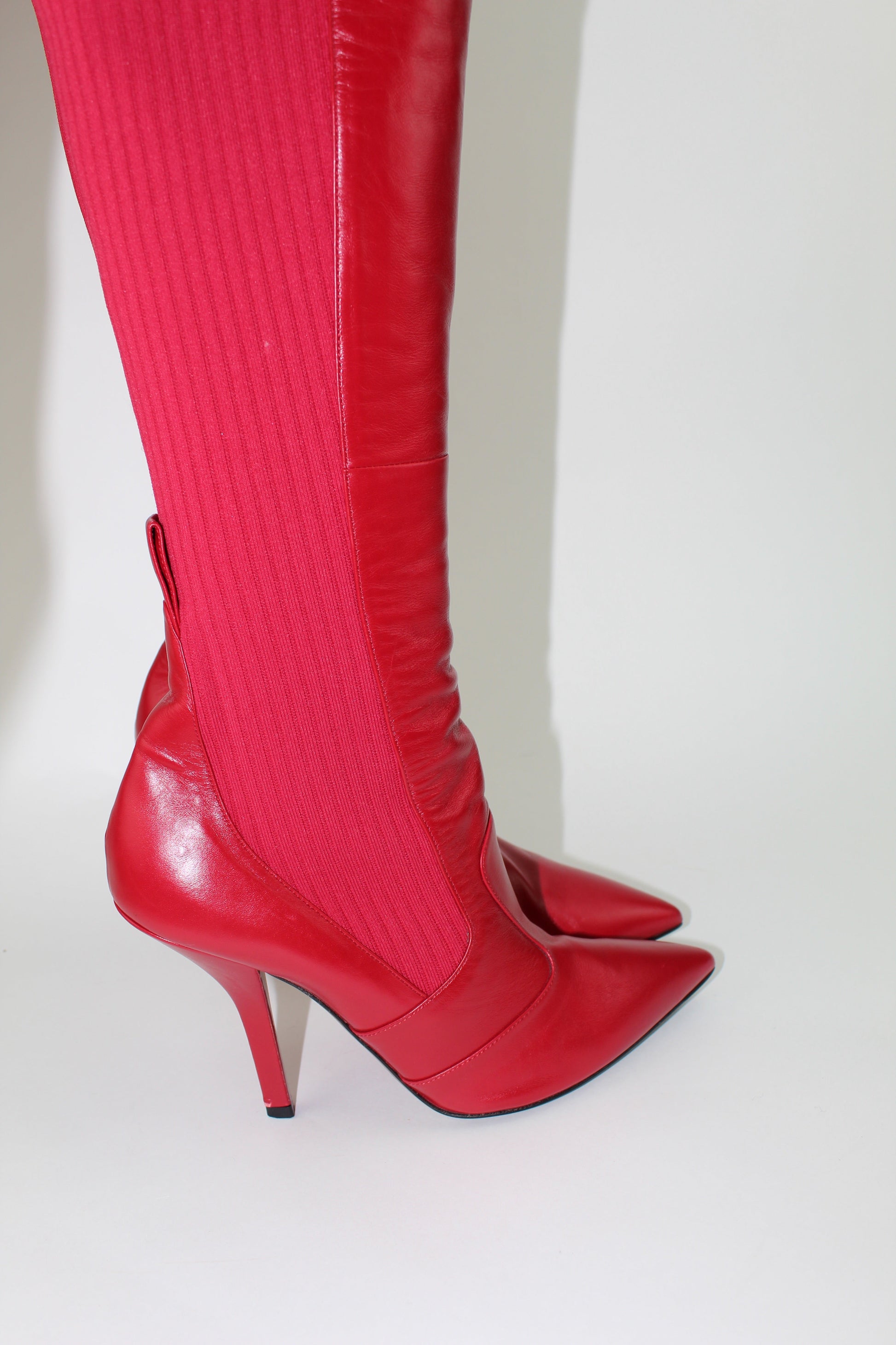 FENDI ROCKOKO OVER THE KNEE BOOTS