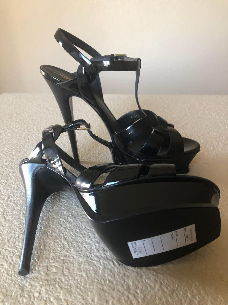SAINT LAURENT TRIBUTE SANDALS SIZE 41.5