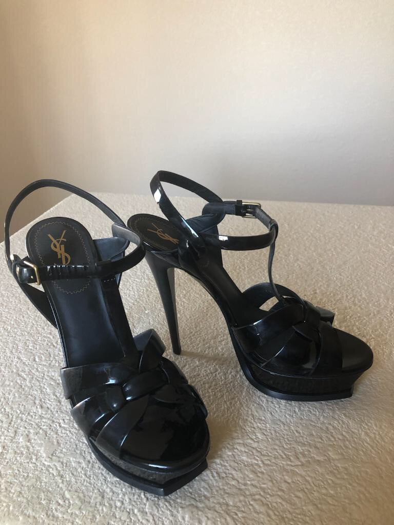 SAINT LAURENT TRIBUTE SANDALS SIZE 41.5