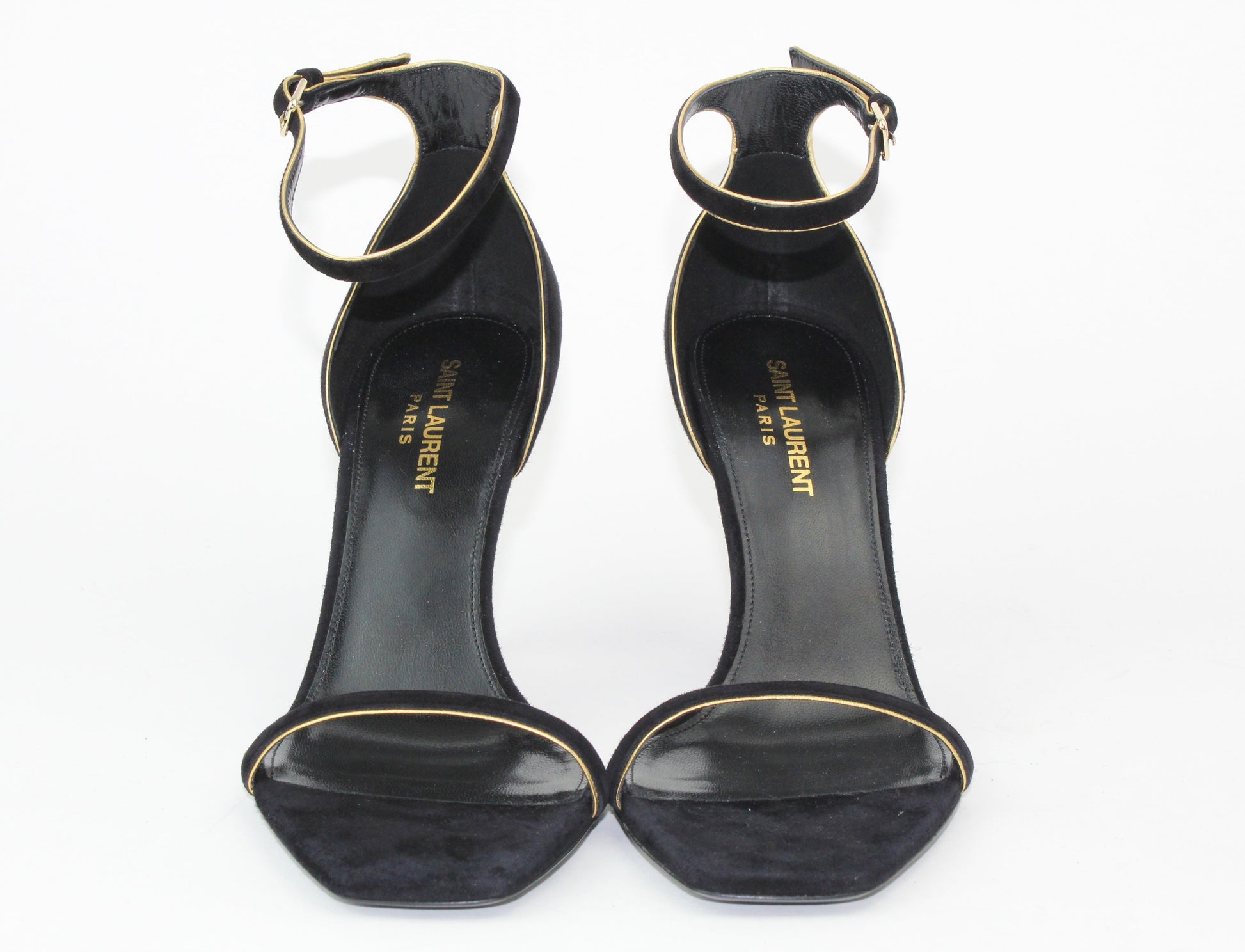 Saint Laurent Velvet Opyum Sandal
