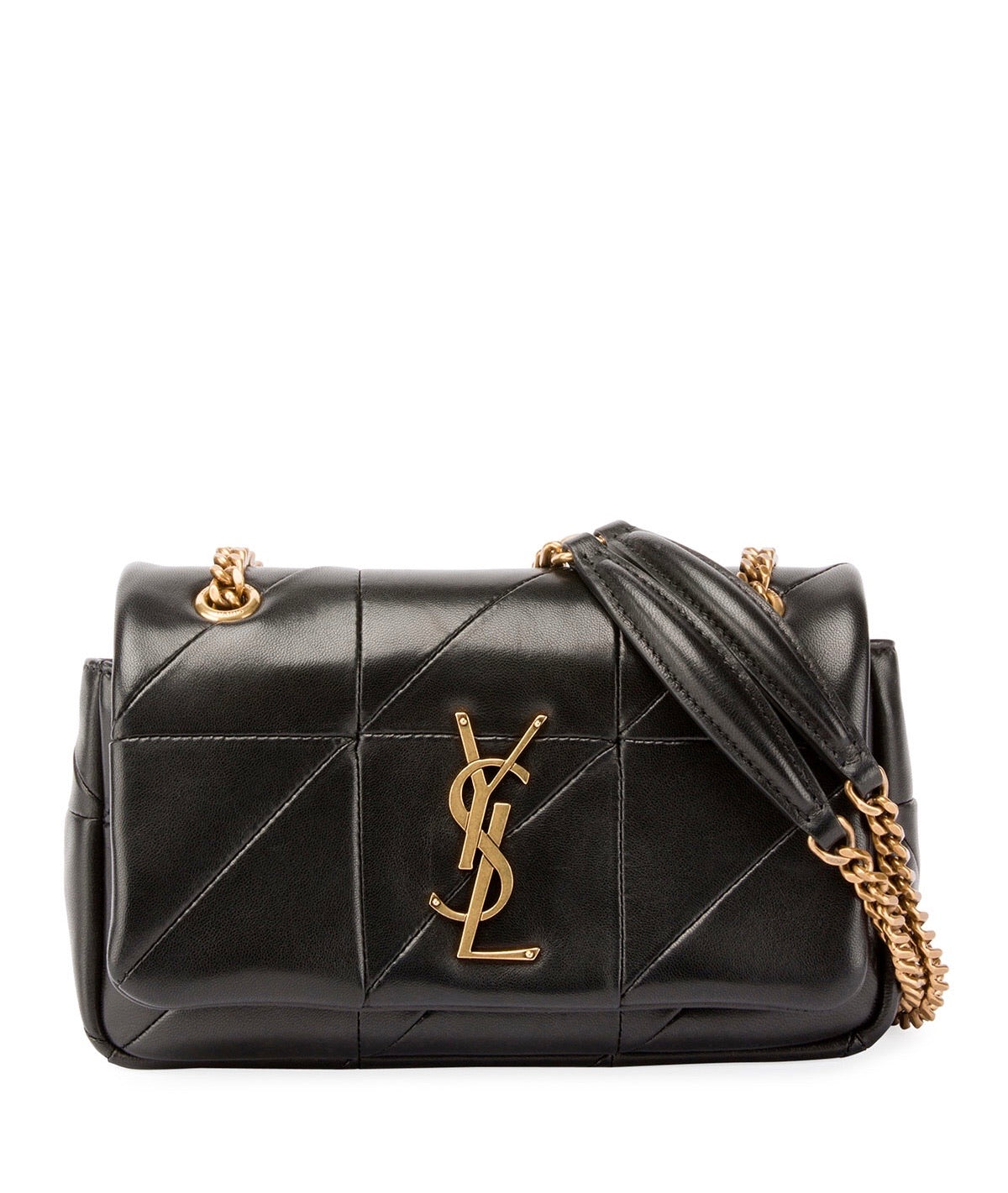 SAINT LAURENT JAMIE SMALL "CARRÉ RIVE GAUCHE " IN LAMBSKIN SHOULDER BAG