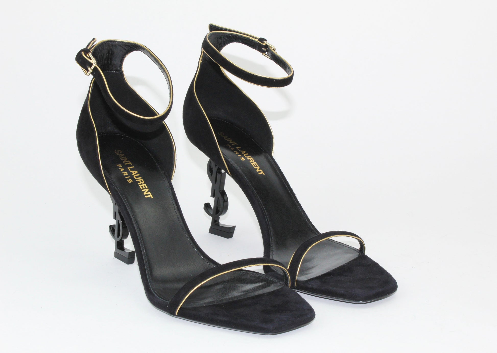 Saint Laurent Velvet Opyum Sandal