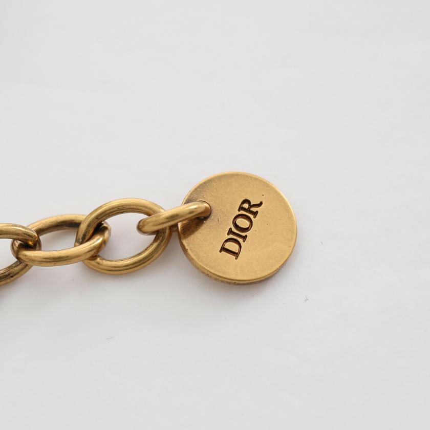 Dior J'Adior Bracelet with Rhinestones in Gold - Size Free