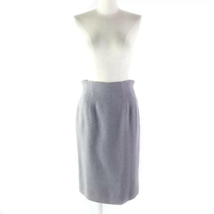Christian Dior Gray Skirt Suit Set - Size M