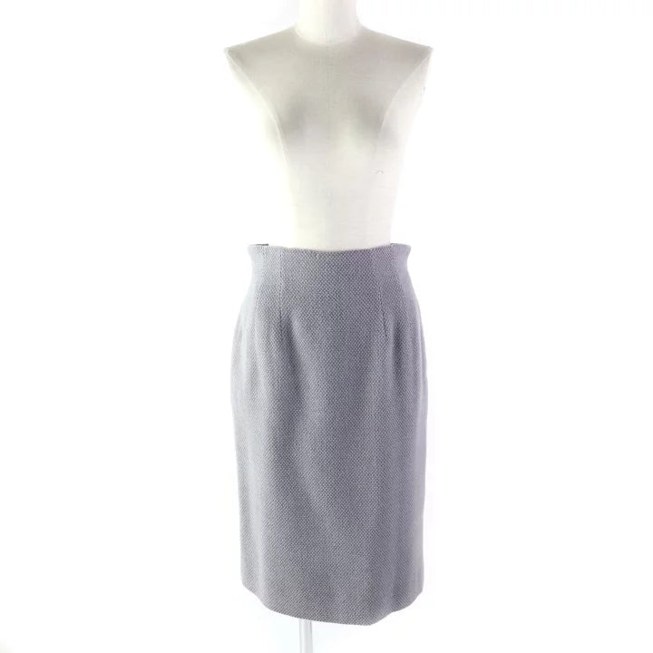 Christian Dior Gray Skirt Suit Set - Size M