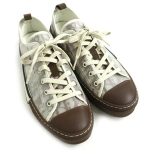 Dior Brown and White Low Top Sneakers Size F 43 - Men's Designer Shoes