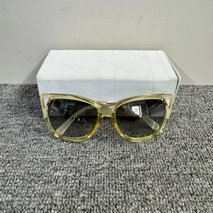 Dior Gradient Yellow Oversized Square Sunglasses 55mm