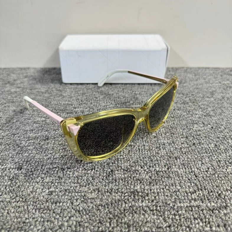 Dior Gradient Yellow Oversized Square Sunglasses 55mm