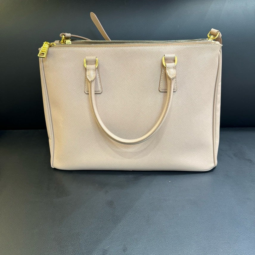 Prada Galleria Beige Tote Bag