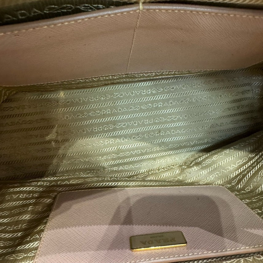 Prada Galleria Beige Tote Bag
