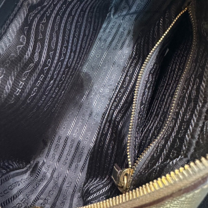 Prada Galleria Taupe Leather Tote Bag