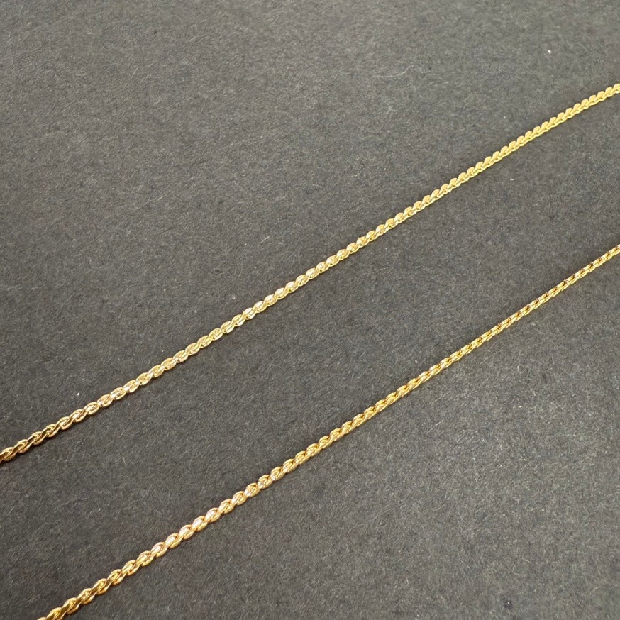 Christian Dior CD Necklace FM6015 Gold Pendant