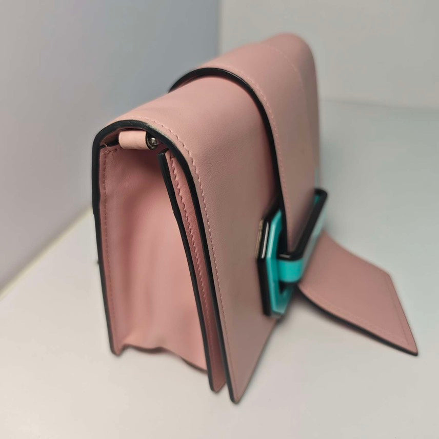 Prada Pink Shoulder Bag Leather Preloved
