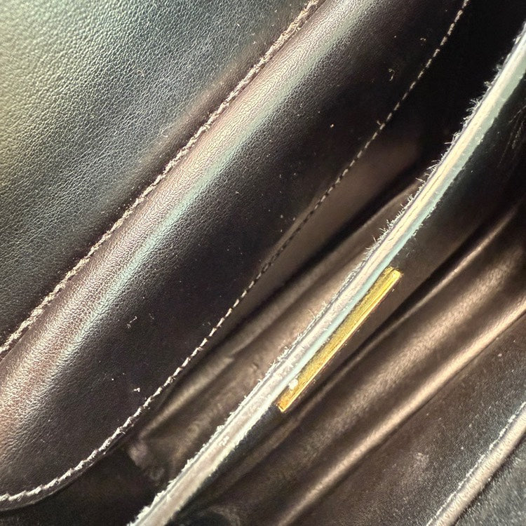 Prada Cahier Shoulder Bag Black Leather Medium