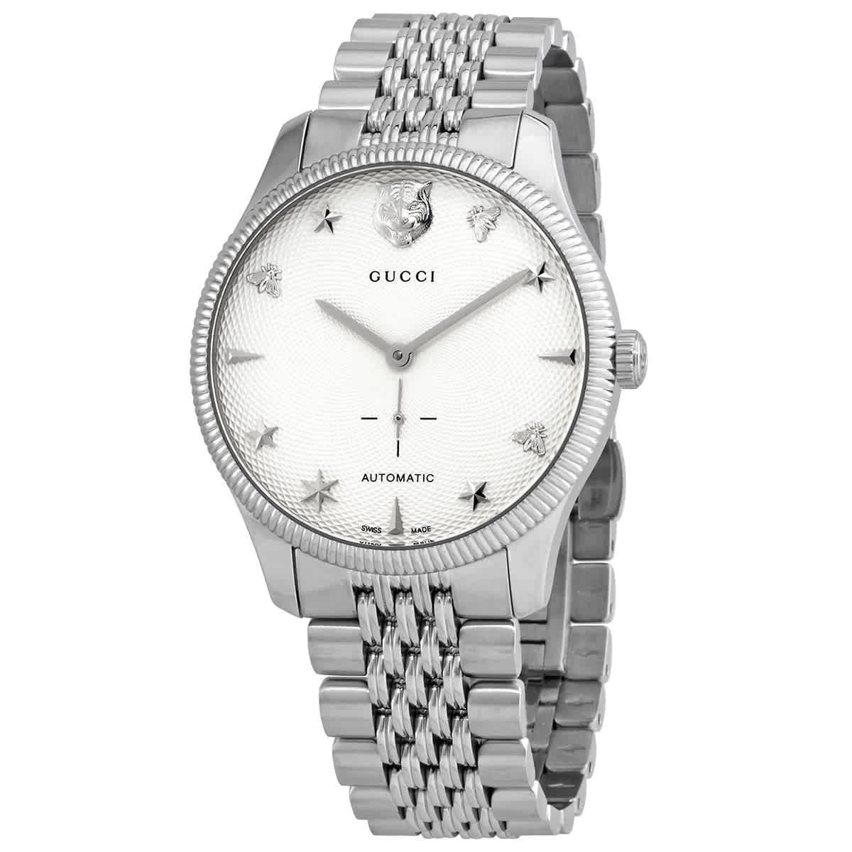 Gucci Men's G-Timeless White Dial Watch - YA126354 White