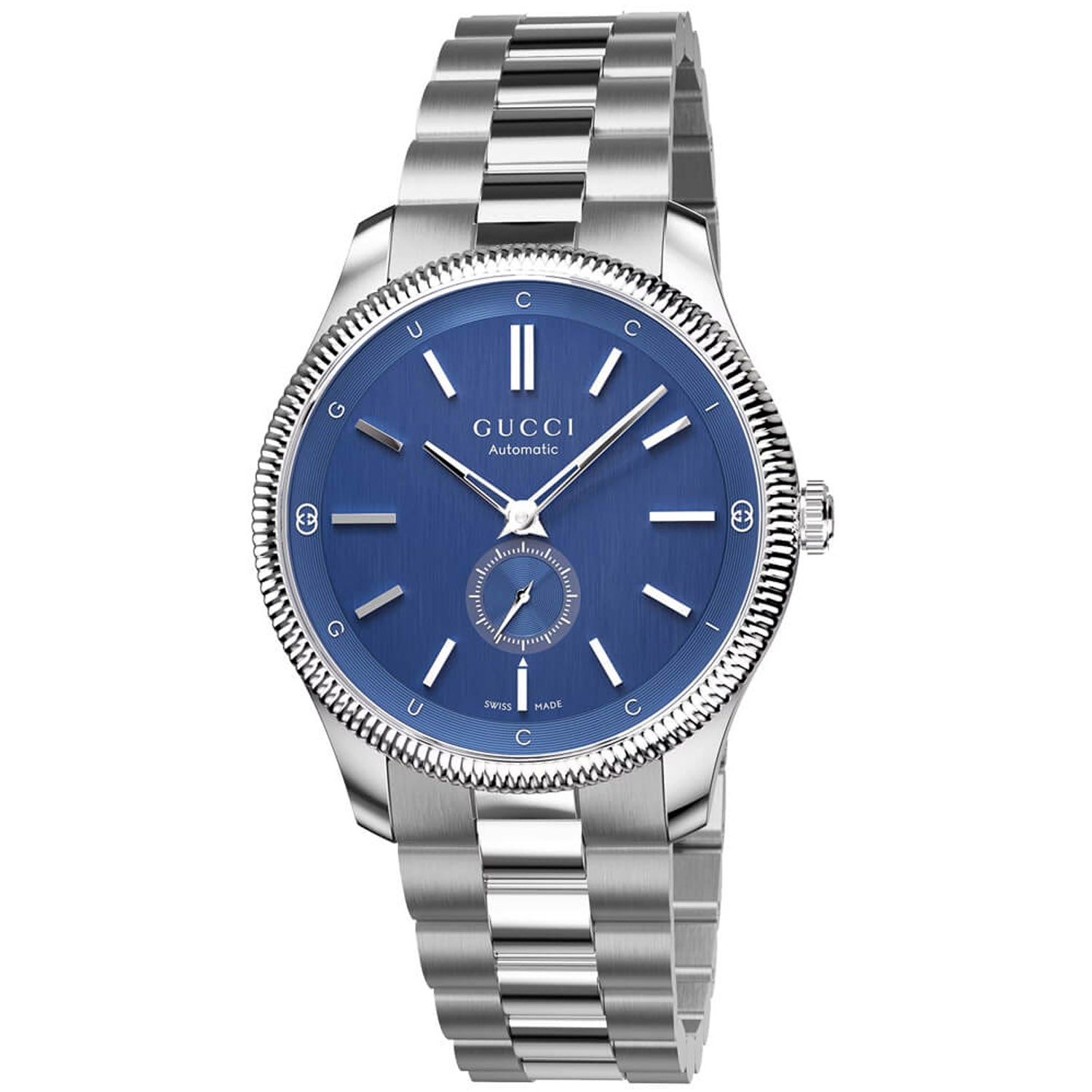 Gucci Women's G-Timeless Blue Dial Watch - YA126389 Blue