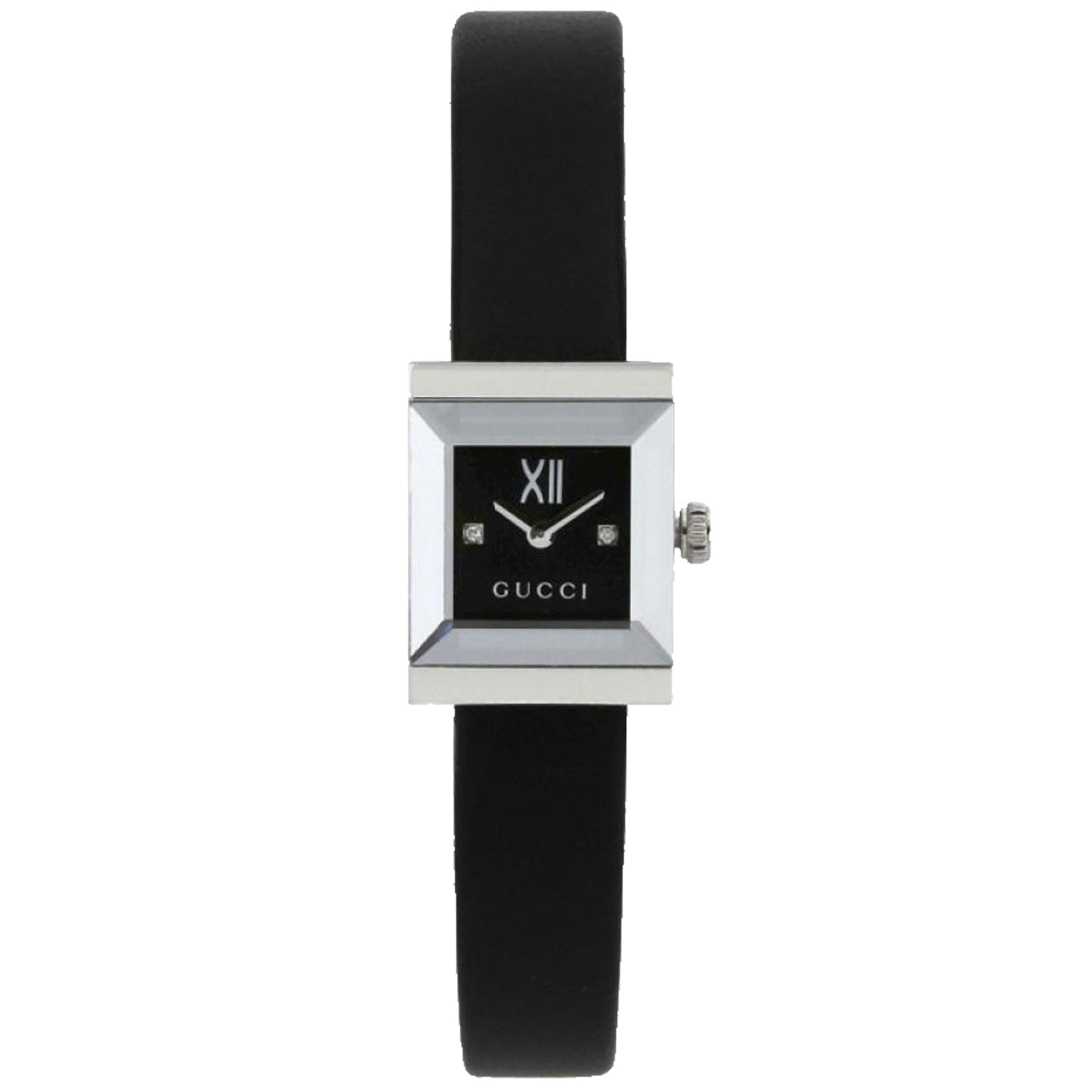 Gucci Women's G-Frame Black Dial Watch - YA128538 Black