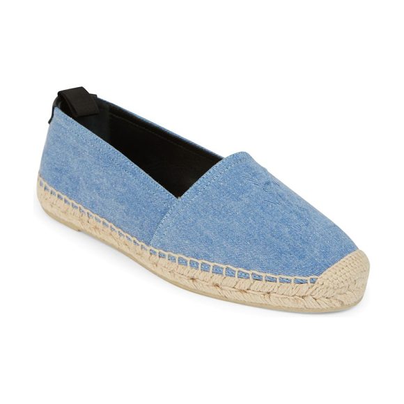 SAINT LAURENT MONOGRAM ESPADRILLES SIZE 37.5